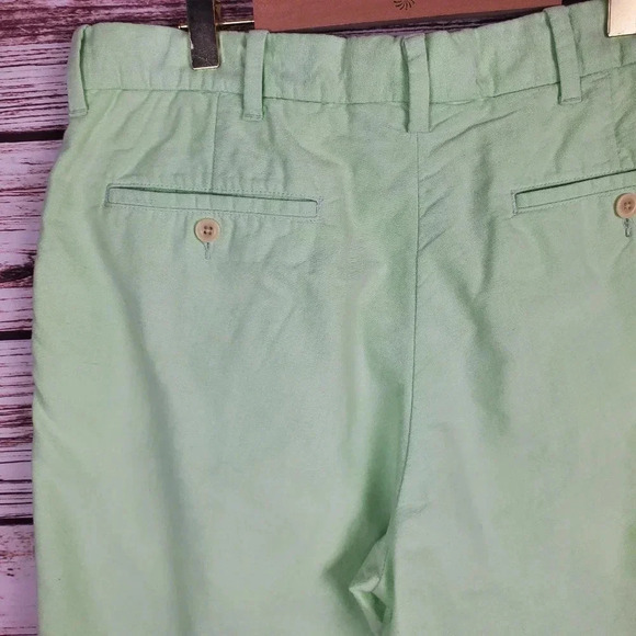 POLO Ralph Lauren Mens Size 34 Light Green Cotton Flat Front Chino Shorts   #175 - Picture 7 of 12